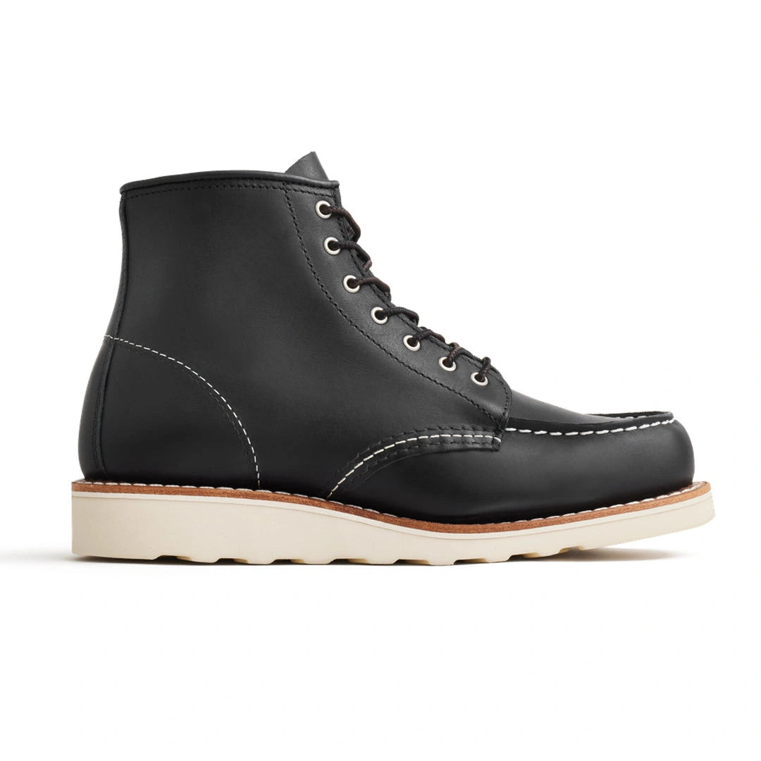 Boundary Black Moc Toe Boots Chic Women's Style