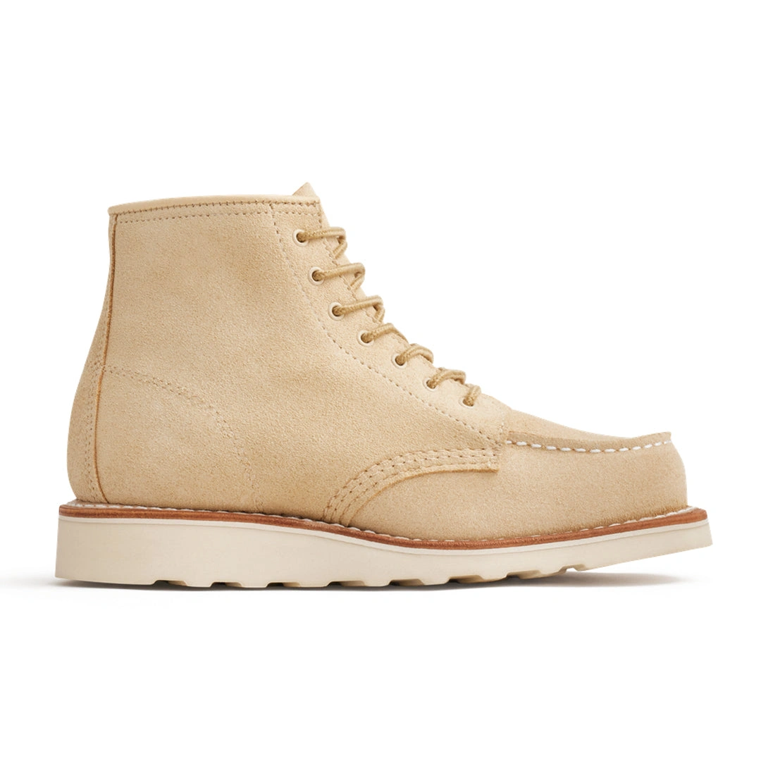 Cream Abilene Moc Toe Boots for Women – Rugged Style & Comfort